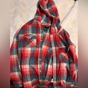 Wrangler Small hoodie flannel
